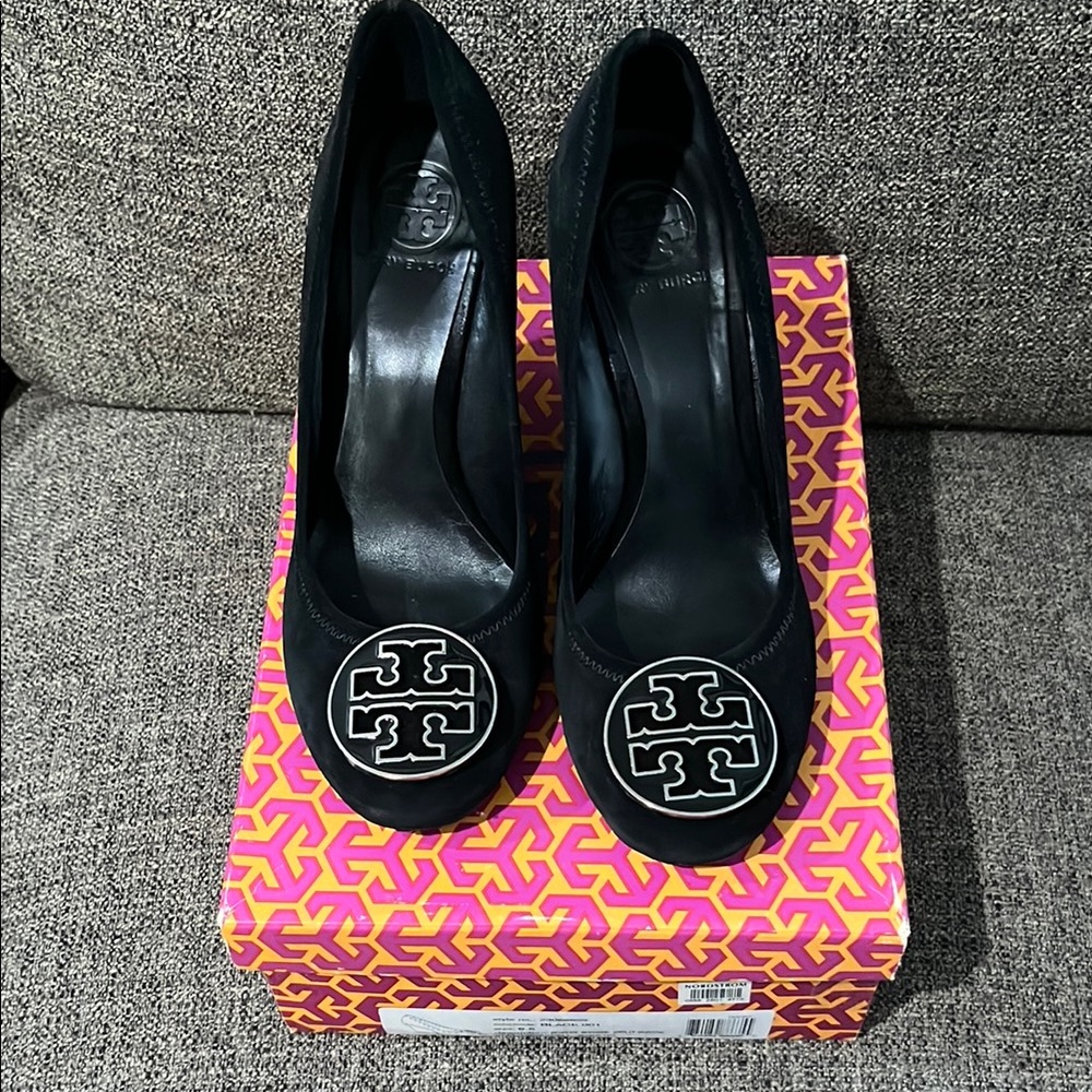 New Tory Burch Sophie Wedge Suede shoes